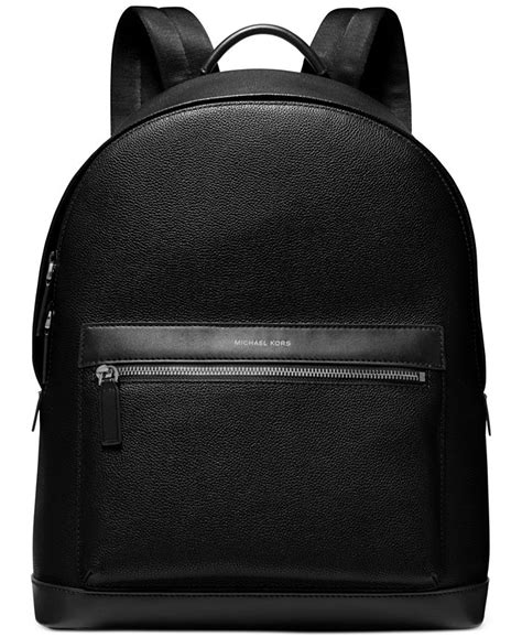 michael kors mason explorer leather backpack|Michael Kors Men's Mason Explorer Signature Backpack .